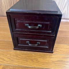 文具の整理に　裁縫箱　収納棚 昭和レトロ