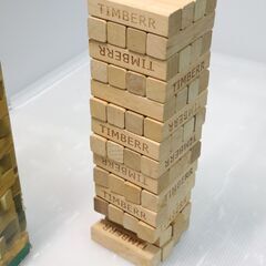 ◆ 木製バランスゲーム　TIMBERR！　ジェンガ　1ピース欠品　　#31510　◆の画像