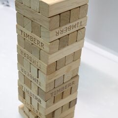◆ 木製バランスゲーム　TIMBERR！　ジェンガ　1ピース欠品　　#31510　◆の画像