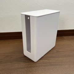 tower 重ねられるスリム蓋付きルーター収納ケース