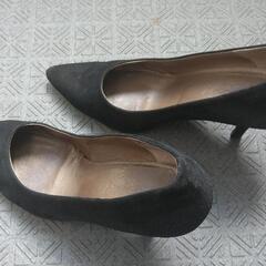 bazare moda　黒　23.5cm　パンプスの画像