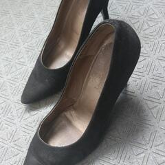 bazare moda　黒　23.5cm　パンプスの画像