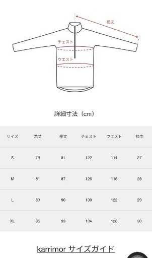 未使用　カリマーゴアテックス　G-TX 3L   Mサイズ