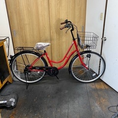 新車　マルイシ MILD　26インチ　LEDライト　6段変速