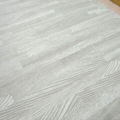 ジョイントマット 木目調 グレー×ホワイト 4枚入り 124㎝×124㎝ 厚さ1㎝ 大判 ジョイントクッションマット 西岡店の画像