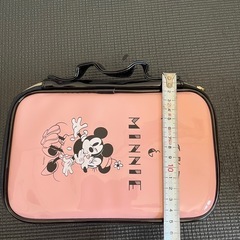 値下げ‼️未使用⭐️【ミニー鏡付き化粧ポーチ】の画像