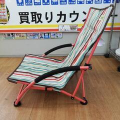 ☆ドリーム荒牧店☆ジモティー割引有☆ LOGOS ストライプあぐらチェアの画像
