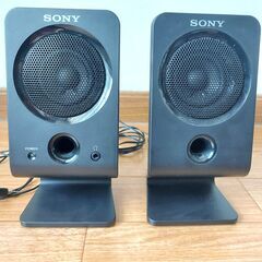 SONY アクティブスピーカーシステム SRS-A3 2台1組 黒 ソニー 小型 卓上 スピーカーの画像