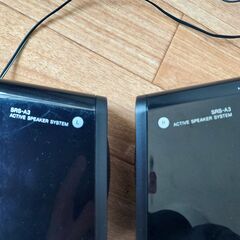 SONY アクティブスピーカーシステム SRS-A3 2台1組 黒 ソニー 小型 卓上 スピーカーの画像