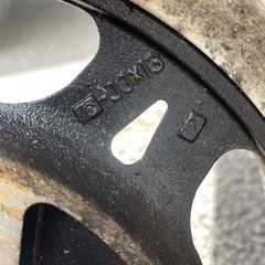 当時物　旧車ホイール　13インチ6j 16日までです。の画像