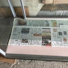 陳列ケース　昭和　レトロ　アンティーク　リメイクなどに　大きめ　　早めに来て頂ける方
　実物を見てからで大丈夫です！ の画像