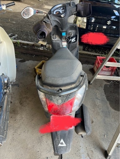 AXISZ 125cc バイク　ハンドルカバー付