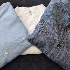 UNIQLO襟なしシャツ