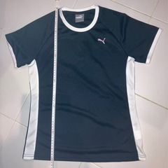 ２枚セット 美品 PUMA プーマ 半袖トレーニングトップスTシャツ レディースMの画像