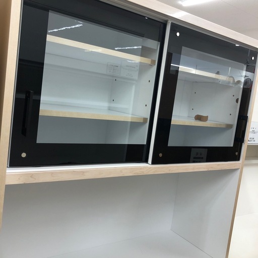 関家具　レンジボード　未使用品　ミルコ2 幅105cm ナチュラル【取りに来れる方限定】