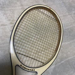 日本製　木製ラケット　昭和レトロ　カワサキ　の画像