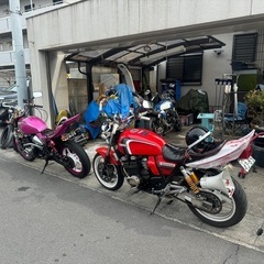 YAMAHA XJR4004HMキャブレター再生済み車体の画像