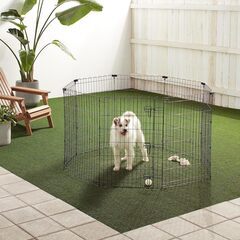 ペットサークル ペットフェンス 犬用 折りたたみ可能 金属製 ゲ...
