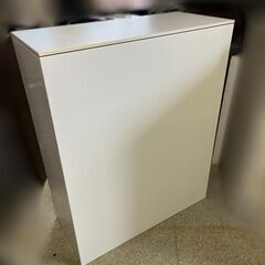 【自社配送は札幌市内限定】スチール製 クリスタルキャビネット パンフレットラック 浅型11段/深型5段 業務用 オフィス家具の画像