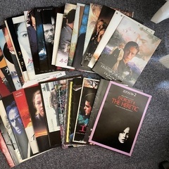 映画パンフレット、約120冊ほどの画像