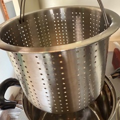 パスタとか茹でる鍋の画像