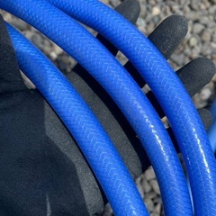 耐油ホース（青約3m.水色約7m)の画像