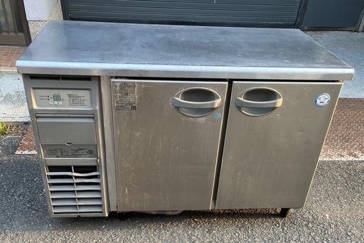 【動確済み】2018年 フクシマ 業務用冷凍冷蔵庫 YRC-121PM2 1200×600×800 冷凍110L 冷蔵106L 単相 100V 台下冷凍冷蔵庫 大阪