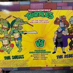 「ティーンエイジ・ミュータント・ニンジャ・タートル」シリーズのフィギュアの画像