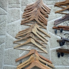 【決まりました】　木製ハンガー　の画像