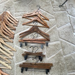 【決まりました】　木製ハンガー　の画像