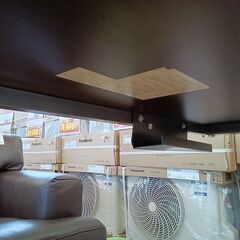 ★ジモティ割あり★ NITORI L型デスク ダークブラウン H59.4～87.4×D100×W140 クリーニング済み TK5067の画像