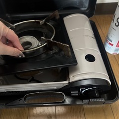 持ち運びカセットコンロ　卓上コンロの画像