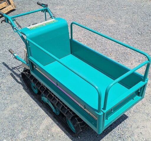 鹿児島発　築水キャニコム　ガソリンエンジンクローラーBP412　積載250㎏　手動ダンプ