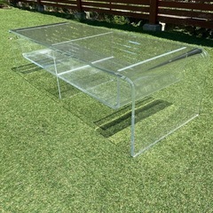 大塚家具　アクリルテレビラック　定価158,000円前後の画像