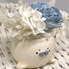 あざらしのフラワーアレンジメント♡の画像