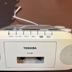 TOSHIBA TY-CK１　CD カセット　プレーヤーの画像