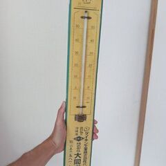 アンティーク壁掛け温度計