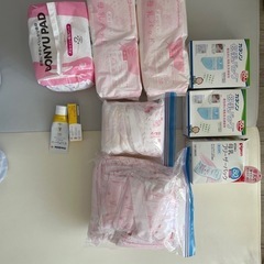母乳パック、母乳パッド