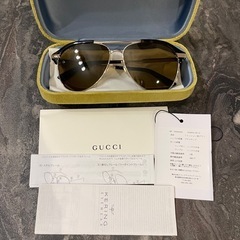 GUCCI ブラウン サングラス ケース、ギャランティ付きの画像