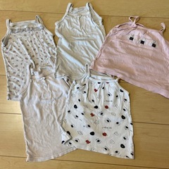 【取引中】肌着 5枚 女の子  100の画像