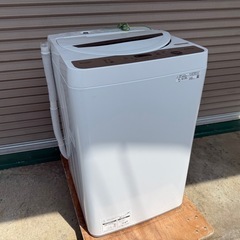 IPK56⭐️美品⭐️SHARP 6.0kg  全自動洗濯機　穴無し槽💁の画像