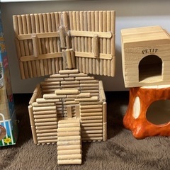 ハムスター用品　トイレ用部屋用遊び用の画像