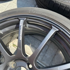 お話中　
アドバンレーシング　17インチ7.5J+41 コンケイブ　アクア装着品の画像