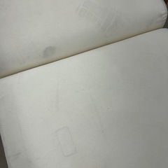 カリモク   3人掛けソファー　ヘッドレスト・オットマン付の画像