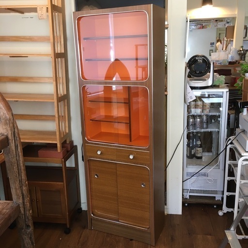 昭和レトロ飾り棚【F00926】