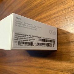 Apple純正20W USB-Cアダプタ
の画像