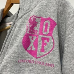 オックスフォード大学　パーカー付きスウェット生地ジャケットの画像