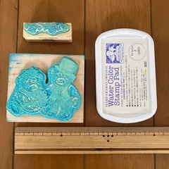 ウエデイング　ベア　ハンコの画像