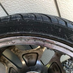 20インチアルミホイールの画像