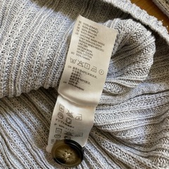 H &Ｍ　ニットカーディガン　グレーの画像
